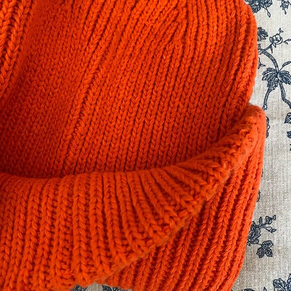 Acne Orange Embroidered Logo Expression Bowler Hat - Picture 4 of 6